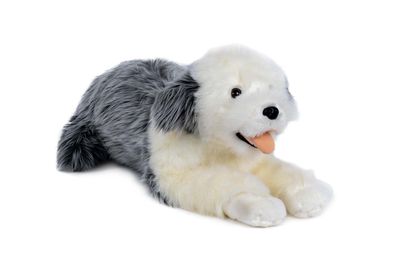 Bobtail Plüsch-Hund Plüschtier Stofftier Kuscheltier Old-English Sheepdog L= 62 cm