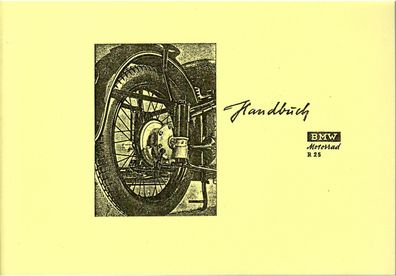 Handbuch BMW Motorrad R 25 Kraftrad, Oldtimer