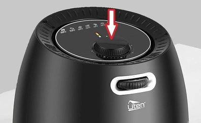 Ersatz Drehknopf für Uten 6,5L Heißluftfritteuse Friteuse Heißluft Fritteuse XXL