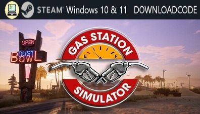 NEU PC Computer Spiel Gas Station Simulator für Windows 10 11 STEAM Download Key