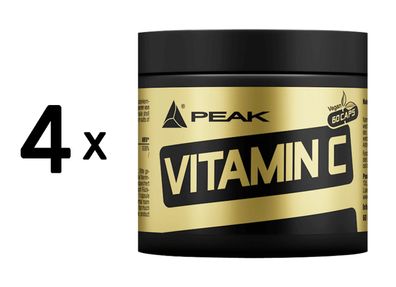 4 x Peak Vitamin C (60 vcaps)