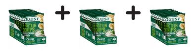 3 x Quest Nutrition Protein Chips (8x32g) Sour Cream and Onion