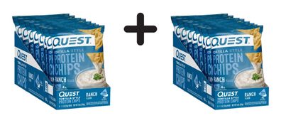 2 x Quest Nutrition Protein Tortilla Chips (8x32g) Ranch
