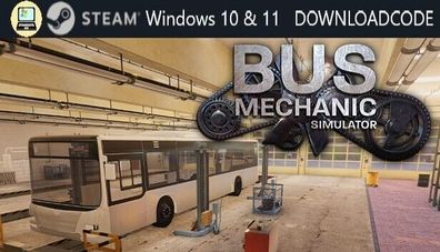 NEU PC Computer Spiel Bus Mechanic Simulator für Windows 10 11 STEAM Download