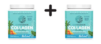 2 x Sunwarrior Collagen Building Protein Peptides (500g) Natural