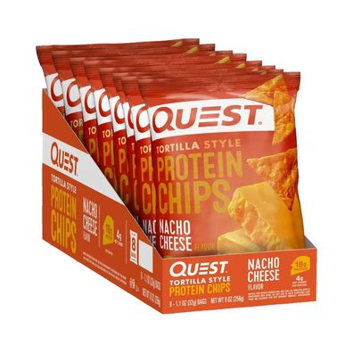 Quest Nutrition Protein Tortilla Chips (8x32g) Nacho Cheese