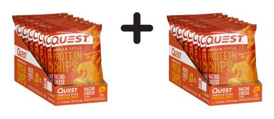 2 x Quest Nutrition Protein Tortilla Chips (8x32g) Nacho Cheese