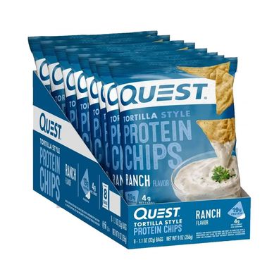 Quest Nutrition Protein Tortilla Chips (8x32g) Ranch