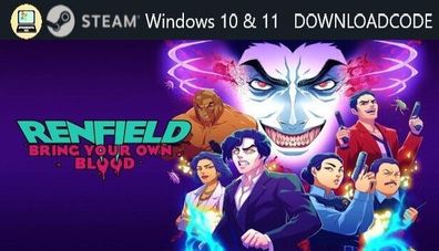 NEU PC Computer Spiel Renfield Bring Your Own Blood für Windows 10 11 STEAM Code