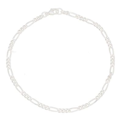 JuwelmaLux Armband 925/000 Sterling Silber Figaro JL18-03-0297