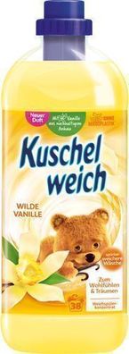 Kuschelweich Wilde Vanille Weichspüler 1 l - Duftende Frische aus DE