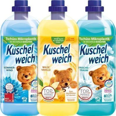 Kuschelweich Weichspüler Set, 3x1L