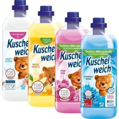 Kuschelweich Weichspüler-Set 4x1L