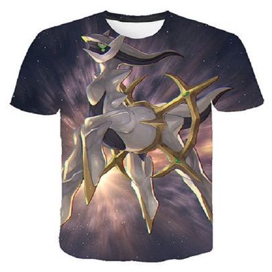 Pokemon T-Shirt fér Kinder (Unisex) - Motiv: Legendäres Arceus