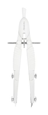 Aristo TopLine Schnellverstellzirkel Mat Series weiß, 2 Gelenke, Minen