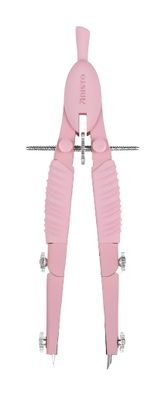 Aristo TopLine Schnellverstellzirkel Mat Series rose, 2 Gelenke, Minen