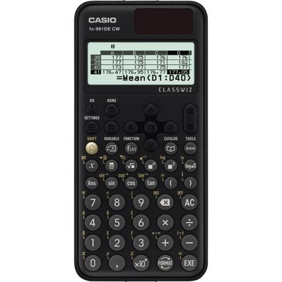 Casio Schulrechner FX-991 DE CW 680 Funktionen, Solar/Batterie