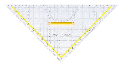Aristo TZ-Dreieck 32,5 cm mit Holzgriff, Facette, uschenoppen