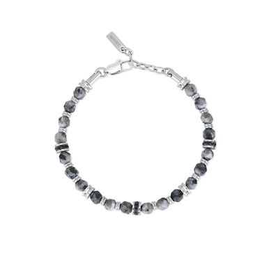 2 Jewels Armband Herren 232190 Edelstahl, Labradorit, Kristall