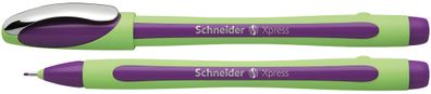 Schneider Fineliner Xpress violett, Strichstärke ca. 0,8 mm