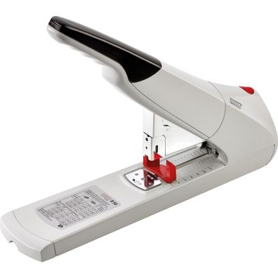 Novus Blockheftgerät B 56, bis 200 Blatt grau, Springfachlademechanik