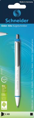 Schneider Kugelschreiber Slider Xite Blisterkarte mit 1 Stück, blau