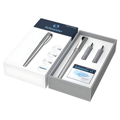 Schneider Geschenkset Füller Callissima anthra, je 1xVorderteil, 6xPatronen