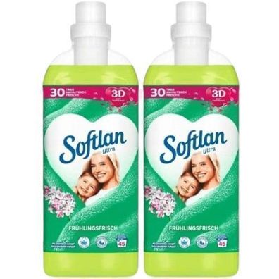 Softlan Frühlingsfrisch Weichspüler 2x45 Wäschen