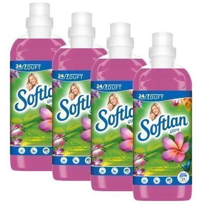 Softlan Paradise Kollektion Weichspüler 4x650 ml