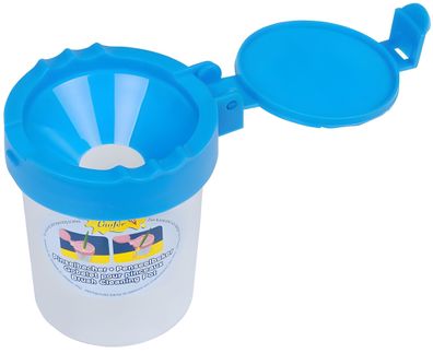 Pinselbecher, bunt sortiert Durchmesser 7cm, Höhe 8cm