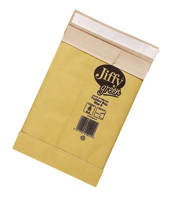 Jiffy Papierpolstertasche Größe 0 - 150 x 229mm, braun