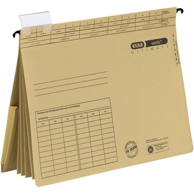 ELBA Kredit -und Personalhefter4 kaufm. Heftungen, naturbraun