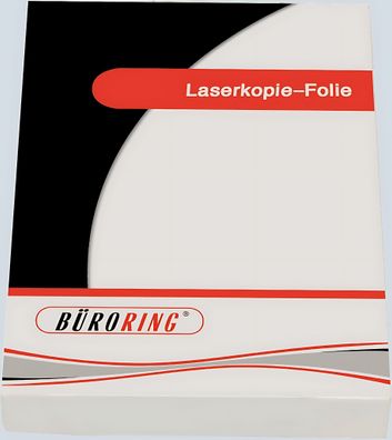 Büroring Kopier-und Laserdruckfolie A4, 100my, 4016058055837