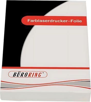 Büroring Kopier-und Laserdruckfolie A4, 100my, 4016058055868