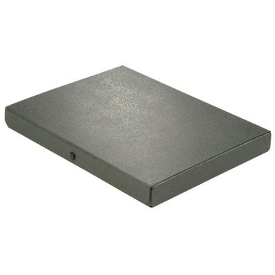 Dokumentenmappe A4, 1,4 mm starker Hartpappe (RC), 3 cm schwarz