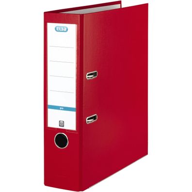 ELBA Ordner "smart Pro" PP/Papier, Rückenbreite 8 cm, rot