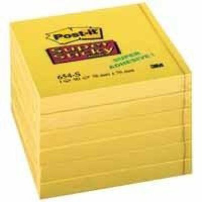 Haftnotizblock 6ST narzissengelb POST-IT 654-S6 76x76mm