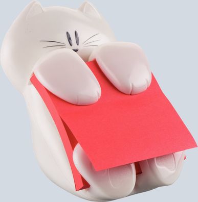 Post-it Z-Notes Spender Cat-330 inkl. 1 Block 76x76 mohnrot
