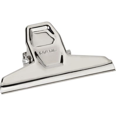 Briefklemmer 95mm breit 25mm Klemmweite silber