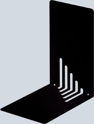 Maul Buchstützen Metall, schmal, 14x8,5x14 cm, silber, 3501095