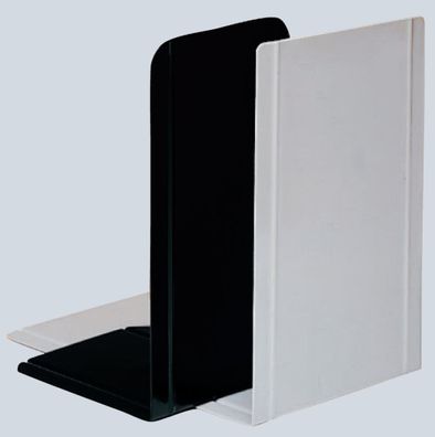 Maul Buchstütze Registraturstützen, metall 168 x 240 x 240 mm, schwarz