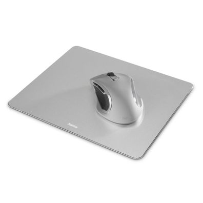 Mauspad Alu, für alle gängigen Maustypen, silber