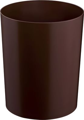 Sicherheitspapierkorb, Kunststoff, 13 Liter, braun