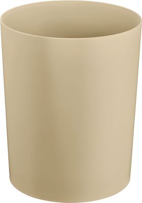 Sicherheitspapierkorb, Kunststoff, 13 Liter, beige