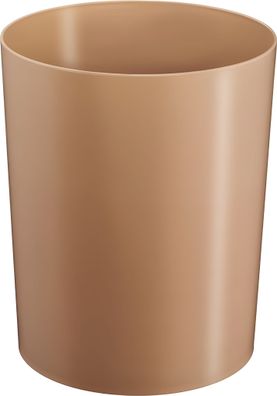 Sicherheitspapierkorb, Kunststoff, 13 Liter, gold
