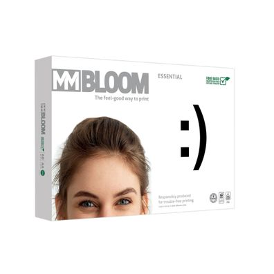 Kopierpapier Bloom Essential DIN A4, 80 g/qm, weiß, 500 Blatt