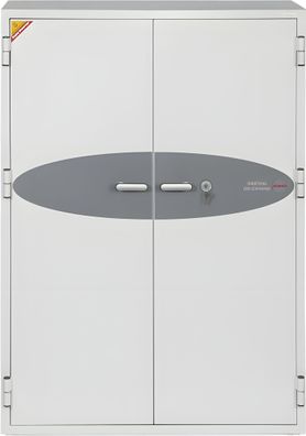 Tresor Data Commander, Schlüssel-Schloss, Volumen 457 Liter, weiß