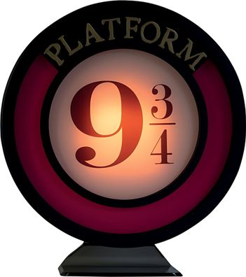 Harry Potter Lampe Gleis 9 3/4, Highlight, mit LED-Technologie,