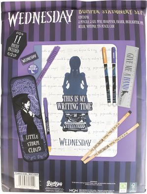 Schreibwaren Set 11-teilig Wednesday, für Fans der Serie