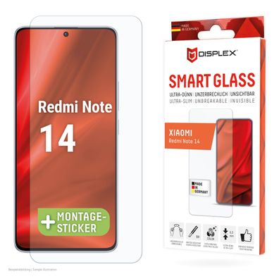 Displex Panzerfolie 9H für Xiaomi Redmi Note 14